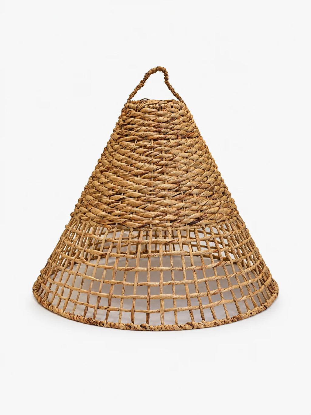 Natural Woven Conical Pendant Lampshade