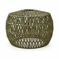 Olive Woven Pendant Lampshade