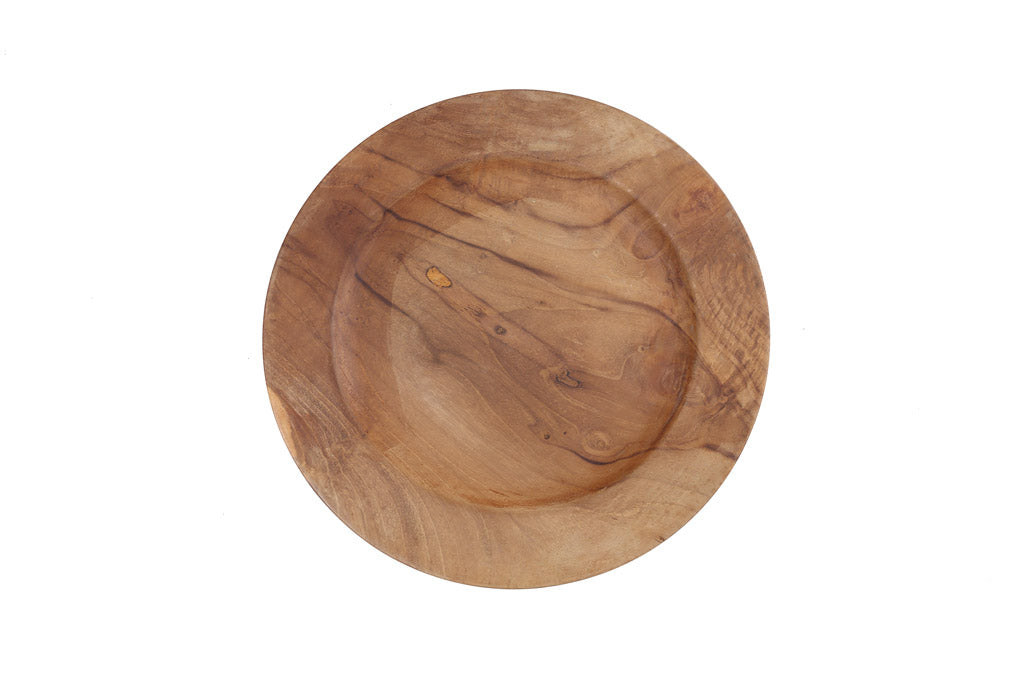 Kev Teak Decorative Plate