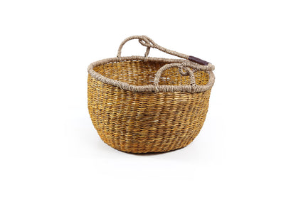 Terra Seagrass Basket Set – Natural Yellow (5 pcs)