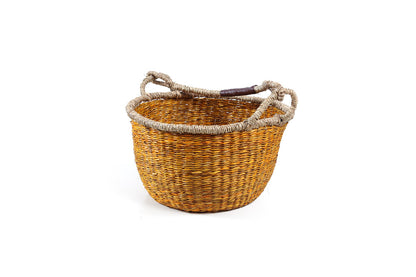 Terra Seagrass Basket Set – Natural Yellow (5 pcs)