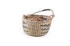 Sandal Basket Set – Natural & Black Seagrass (5 pcs)