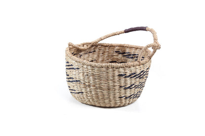 Σετ Καλαθιών Sandal – Φυσικό & Μαύρο  Σχοινί (5 τεμ.)