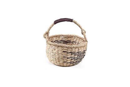 Σετ Καλαθιών Sandal – Φυσικό & Μαύρο  Σχοινί (5 τεμ.)