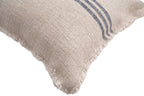 Verve Linen Cushion Cover – Natural & Black Stripe