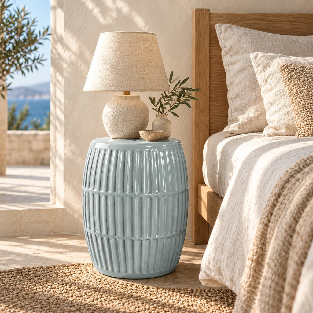 Celadon Green Porcelain Side Table