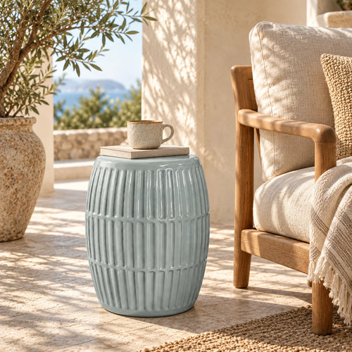 Celadon Green Porcelain Side Table