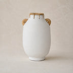 Usiris White Decorative Vase