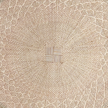 Zim Plate – Handwoven Ilala Palm Wall Plate (Natural)